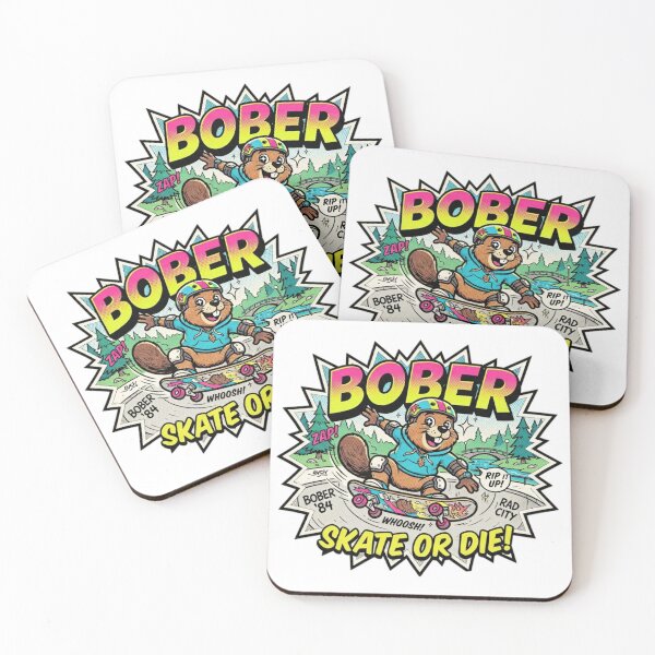 Item preview, BOBER Retro 90s Skate Beaver - Skate or Die! 1 Redwolfblack  designed and sold by RedWolfDisigne.