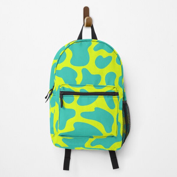 Item preview, Modern Graphic Cow Print Pattern | Chartreuse & Teal designed and sold by Frohyou.