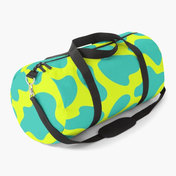 Item preview, Modern Graphic Cow Print Pattern | Chartreuse & Teal designed and sold by Frohyou.