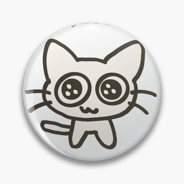 Item preview, Big Eyed Feral Cat designed and sold by CursedButCute1.
