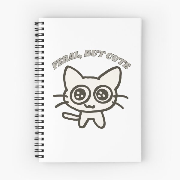Item preview, Big Eyed Feral Cat designed and sold by CursedButCute1.