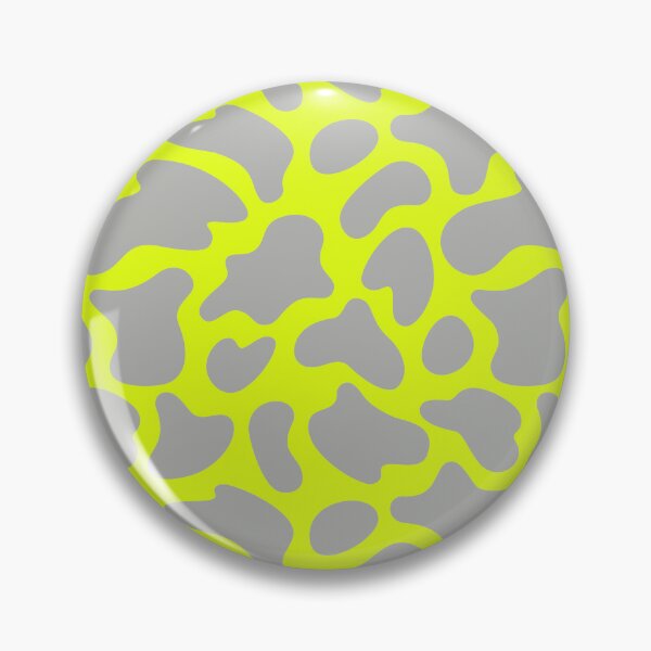 Item preview, Modern Graphic Cow Print Pattern | Chartreuse & Gray designed and sold by Frohyou.
