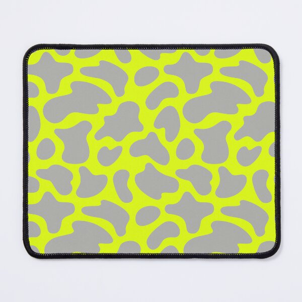 Item preview, Modern Graphic Cow Print Pattern | Chartreuse & Gray designed and sold by Frohyou.