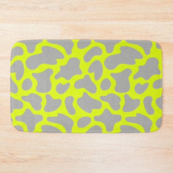 Item preview, Modern Graphic Cow Print Pattern | Chartreuse & Gray designed and sold by Frohyou.