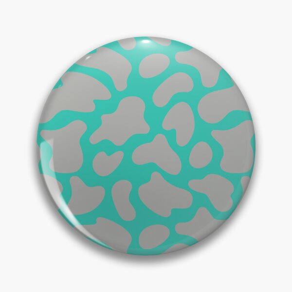 Item preview, Modern Graphic Cow Print Pattern | Teal & Gray designed and sold by Frohyou.