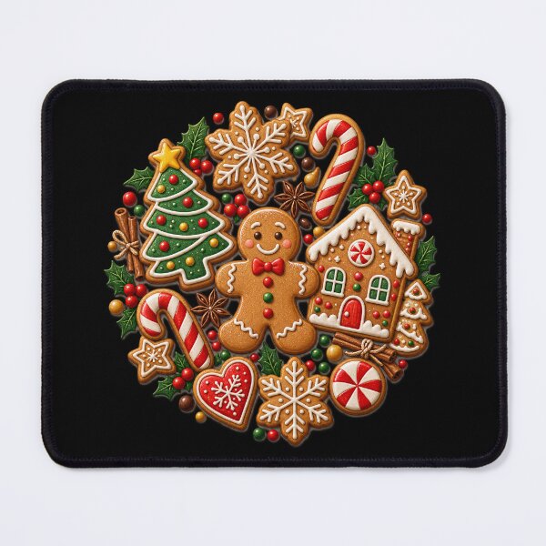 Item preview, Vintage Bakery Christmas Holiday Festive Gift - Christmas Gingerbread Man Cookie Collection designed and sold by Artycom.