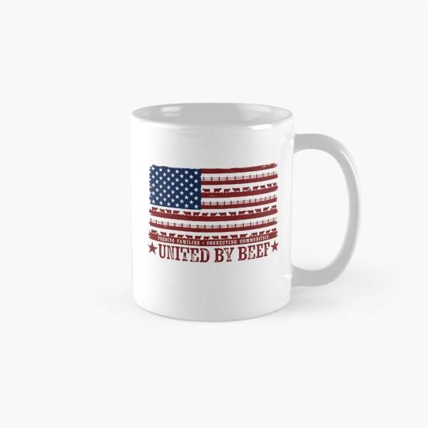 Item preview, United By Beef USA Flag designed and sold by rewingjadeArt.