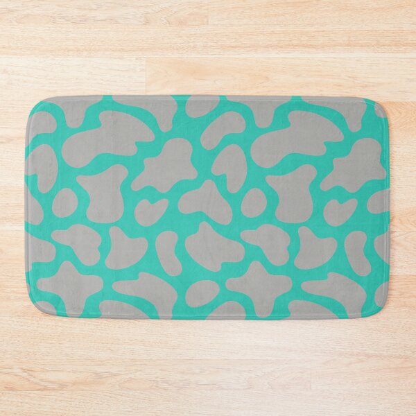 Item preview, Modern Graphic Cow Print Pattern | Teal & Gray designed and sold by Frohyou.