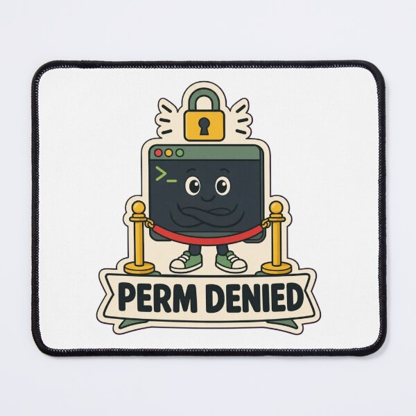 Item preview, Permission Denied | Funny Linux Terminal Sysadmin Humour designed and sold by DebugLab.