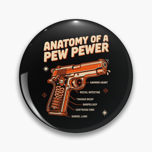 Item preview, Anatomy of A Pew Pewer Funny Pistol Range Humor designed and sold by Redgiant87x.