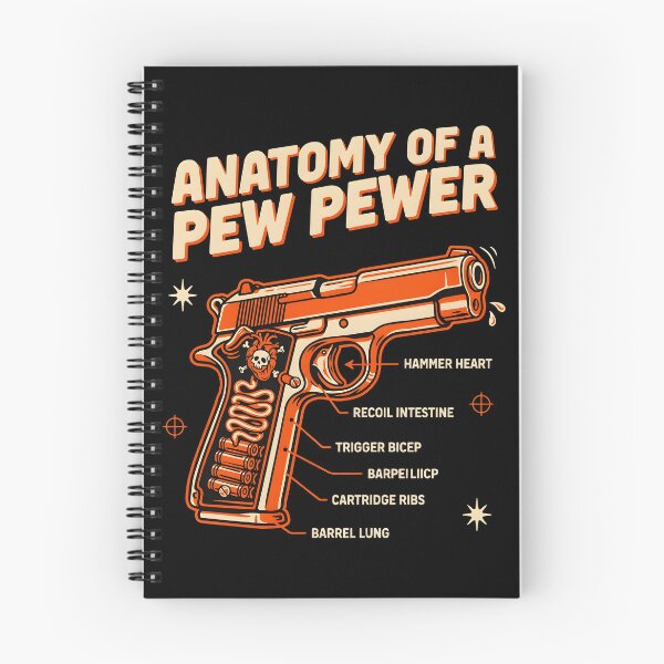 Item preview, Anatomy of A Pew Pewer Funny Pistol Range Humor designed and sold by Redgiant87x.