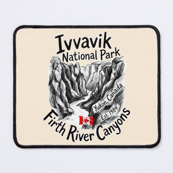 Item preview, Ivvavik Firth River Charcoal Canyon designed and sold by EvergreenPark - Tee Studio.