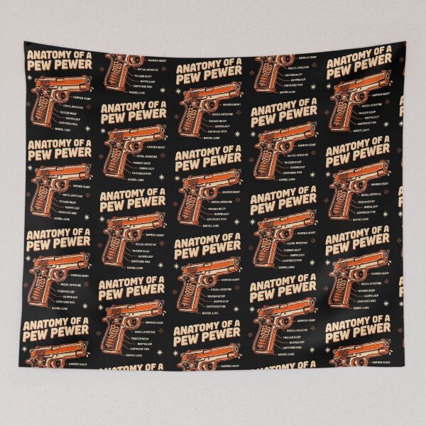 Item preview, Anatomy of A Pew Pewer Funny Pistol Range Humor designed and sold by Redgiant87x.