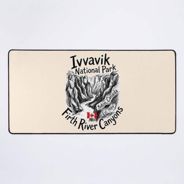 Item preview, Ivvavik Firth River Charcoal Canyon designed and sold by EvergreenPark - Tee Studio.