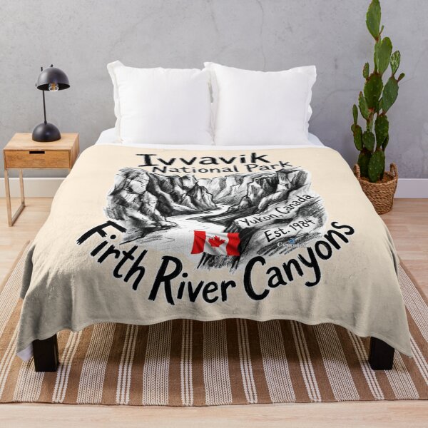 Item preview, Ivvavik Firth River Charcoal Canyon designed and sold by EvergreenPark - Tee Studio.
