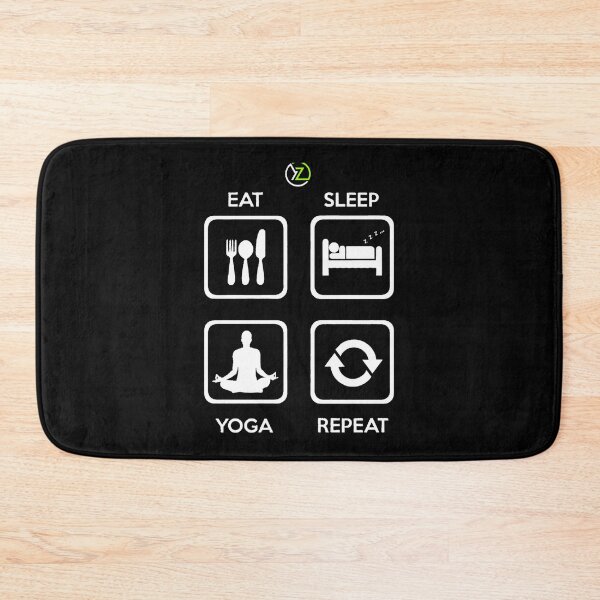 Item preview, Slick Modern Fun Eat Sleep Yoga Repeat Design designed and sold by Yolandagagnetth.