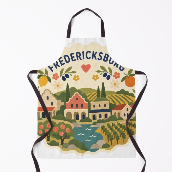 Item preview, Fredericksburg USA Travel Souvenir Modern Folk Art designed and sold by VisualArtsOasis.