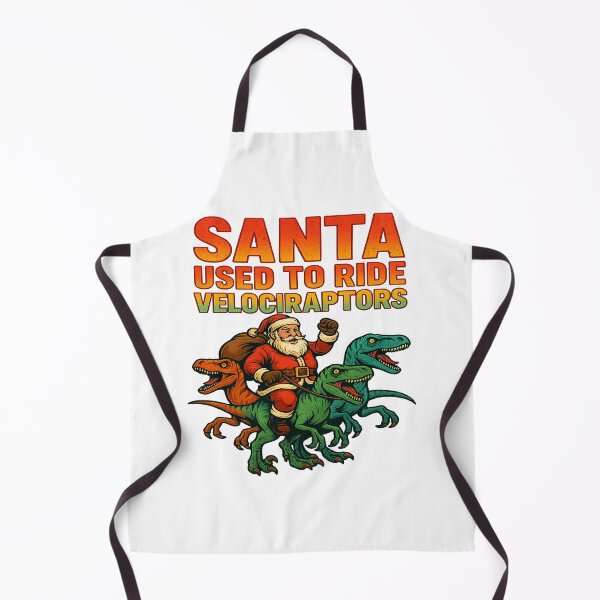 Item preview, Santa Used To Ride Velociraptors Dinosaur Christmas designed and sold by ColeLaniTrading.