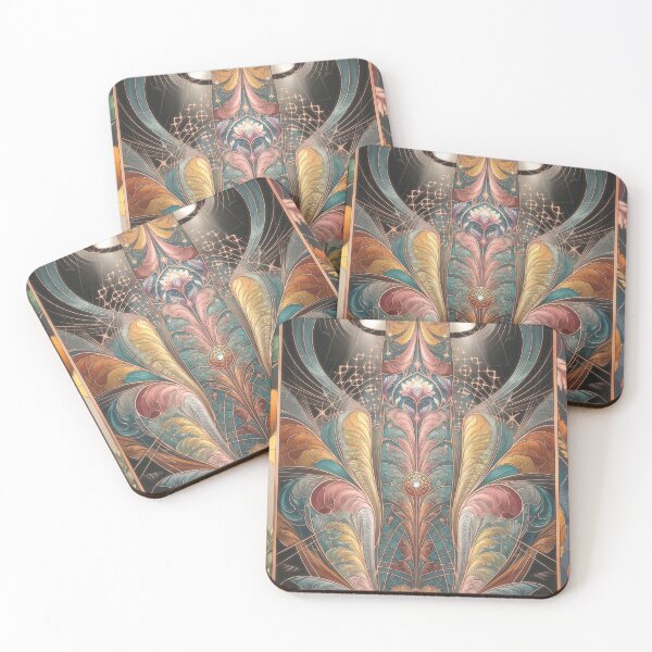 Item preview, Art Nouveau Fractal with Lotus Blossom designed and sold by Frackxion.