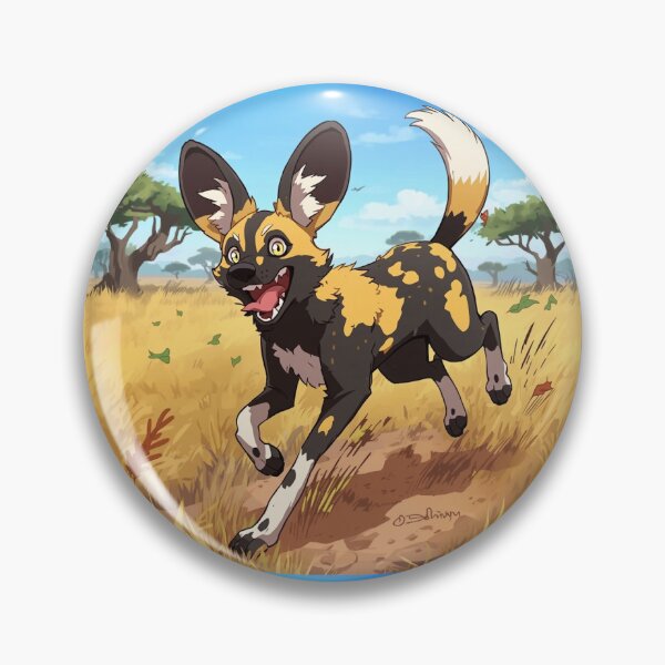 Item preview, Playful Wild Dog designed and sold by PTB-SHOP.
