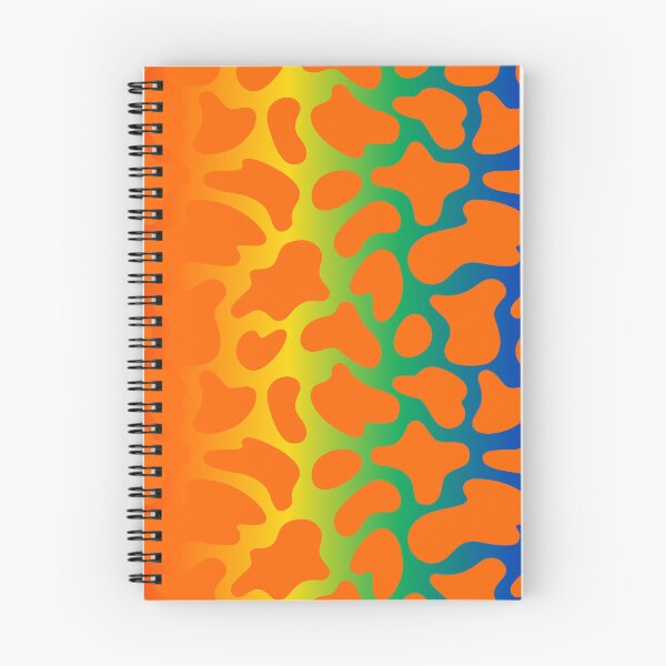 Item preview, Modern Graphic Cow Print Pattern | Rainbow & Orange designed and sold by Frohyou.