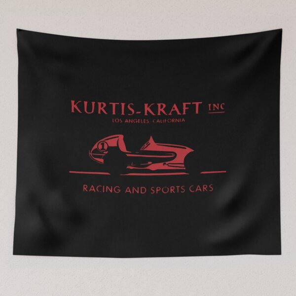 Item preview, Kurtis Kraft Inc Racing And Sports Cars - Red Print designed and sold by LaurenceBrothe.