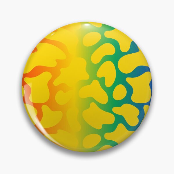 Item preview, Modern Graphic Cow Print Pattern | Rainbow & Yellow designed and sold by Frohyou.