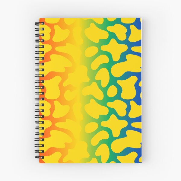 Item preview, Modern Graphic Cow Print Pattern | Rainbow & Yellow designed and sold by Frohyou.