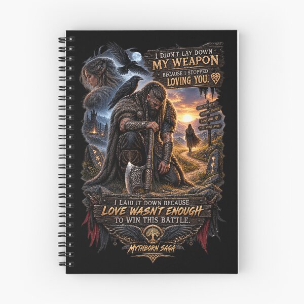 Item preview, I didn't lay my weapon down because stopped loving you designed and sold by Mythborn Saga.