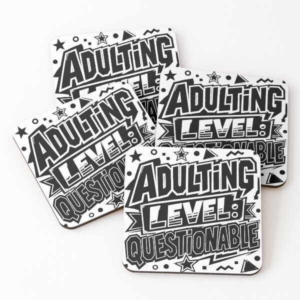 Item preview, Adulting Level Questionable #1 designed and sold by Helios Be. Lavsh.