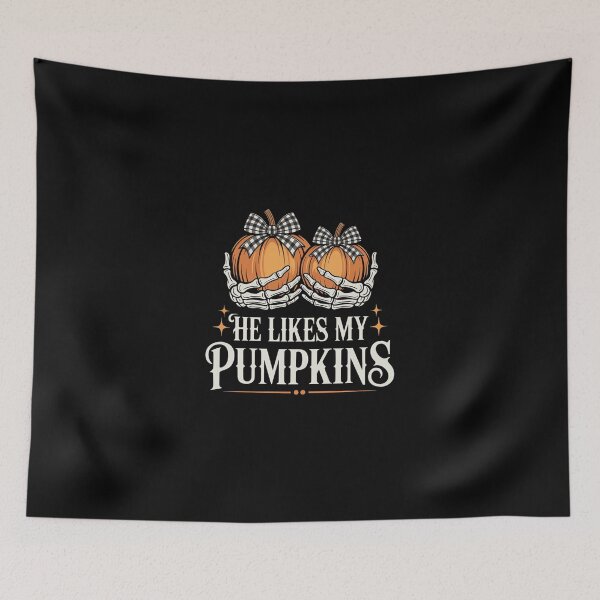 Item preview, HE LIKES MY PUMPKINS designed and sold by jkrphoto.