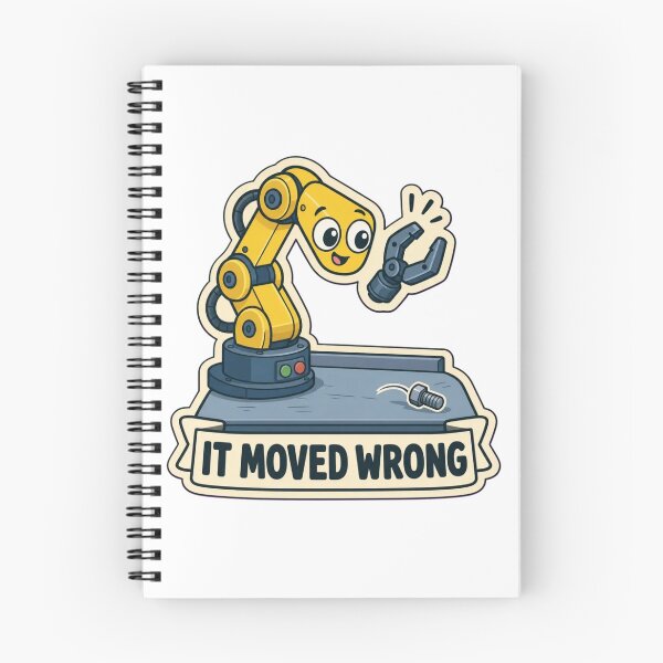 Item preview, It Moved Wrong | Funny Robotics Engineering Student Humour designed and sold by DebugLab.
