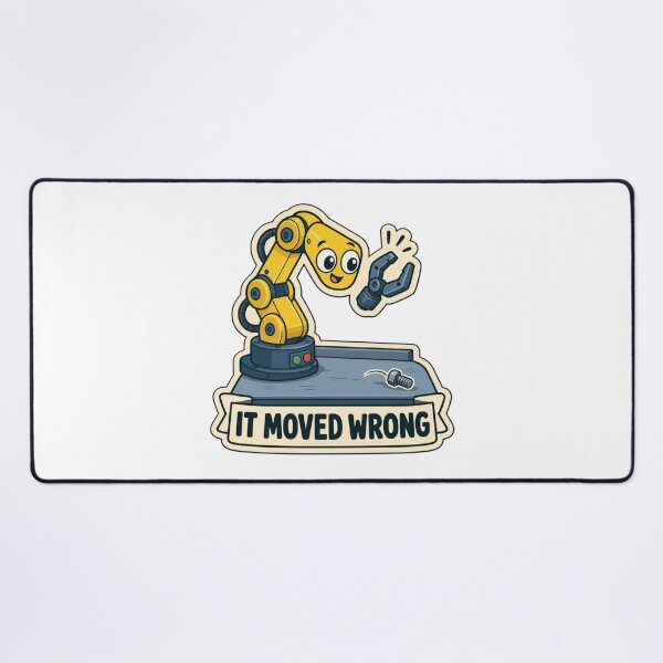Item preview, It Moved Wrong | Funny Robotics Engineering Student Humour designed and sold by DebugLab.