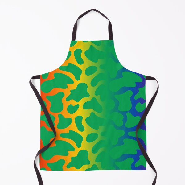 Item preview, Modern Graphic Cow Print Pattern | Rainbow & Green designed and sold by Frohyou.