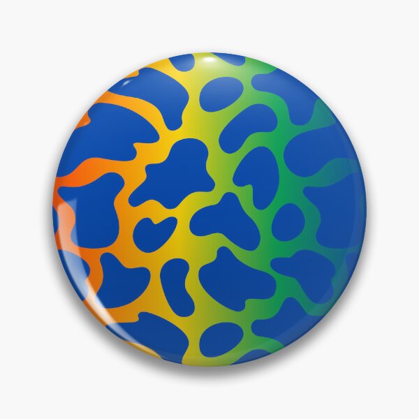 Item preview, Modern Graphic Cow Print Pattern | Rainbow & Blue designed and sold by Frohyou.