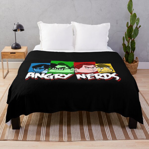 Item preview, Angry Nerds Retro Cartoon designed and sold by kiwibroc.