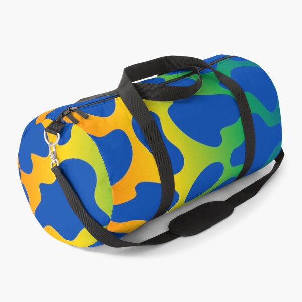Item preview, Modern Graphic Cow Print Pattern | Rainbow & Blue designed and sold by Frohyou.