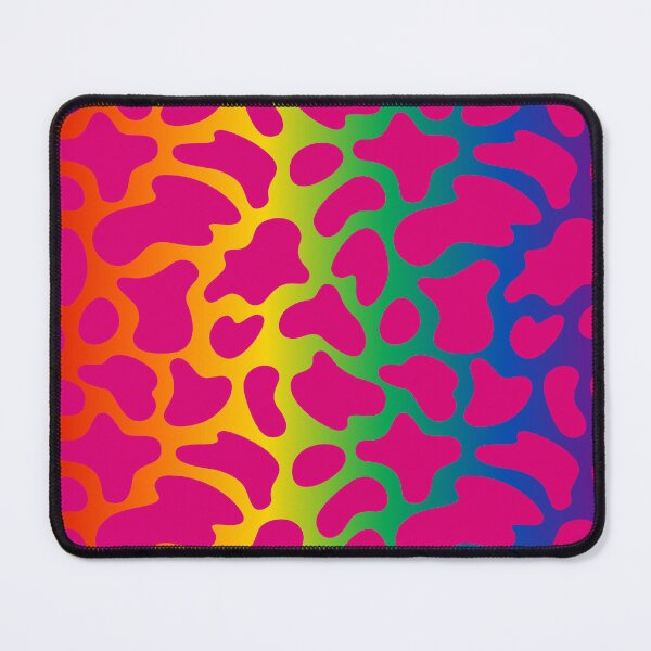 Item preview, Modern Graphic Cow Print Pattern | Rainbow & Pink designed and sold by Frohyou.