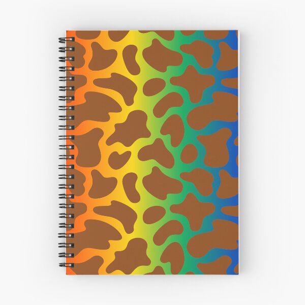 Item preview, Modern Graphic Cow Print Pattern | Rainbow & Brown designed and sold by Frohyou.