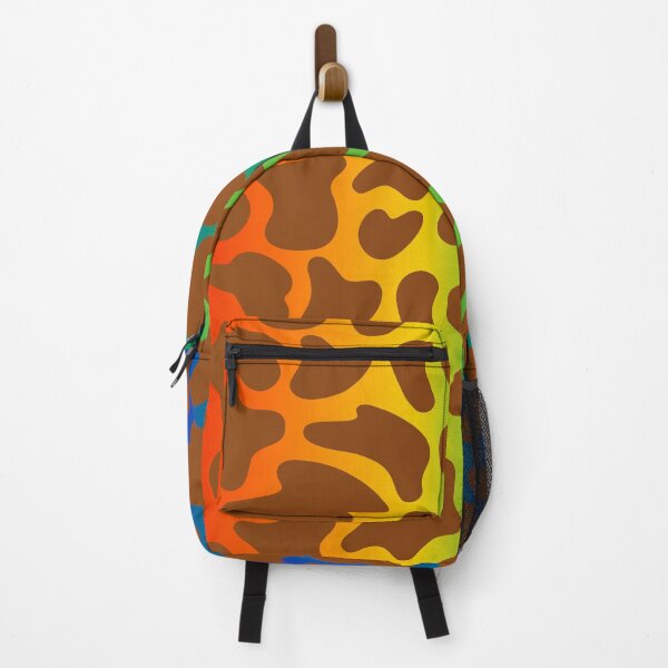 Item preview, Modern Graphic Cow Print Pattern | Rainbow & Brown designed and sold by Frohyou.