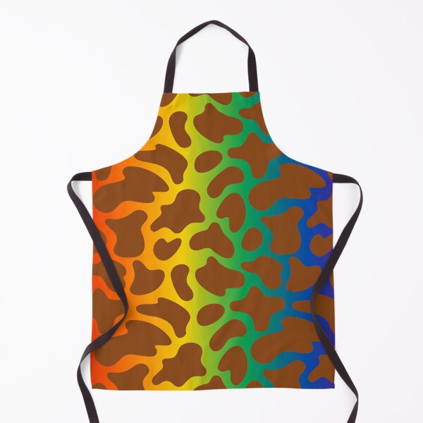 Item preview, Modern Graphic Cow Print Pattern | Rainbow & Brown designed and sold by Frohyou.