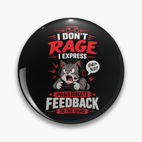 Item preview, I Don’t Rage I Express Passionate Feedback – Funny Gamer Gaming Humor T-Shirt designed and sold by mraihan.