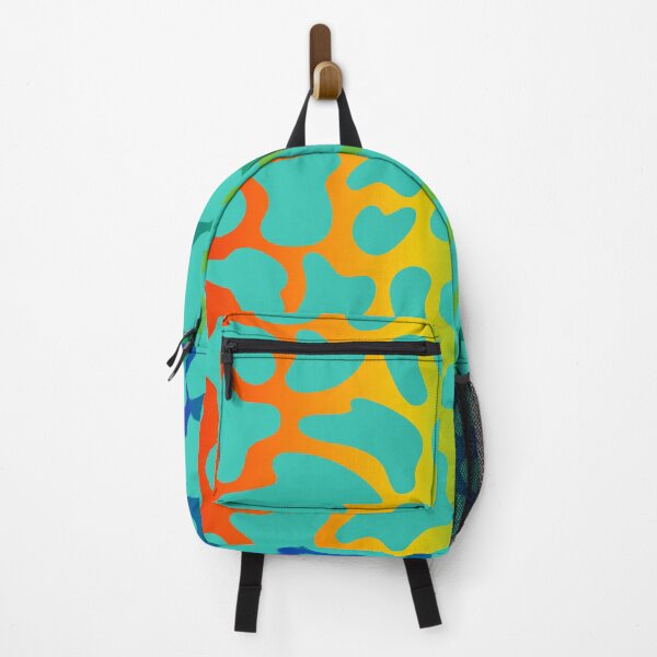 Item preview, Modern Graphic Cow Print Pattern | Rainbow & Teal designed and sold by Frohyou.