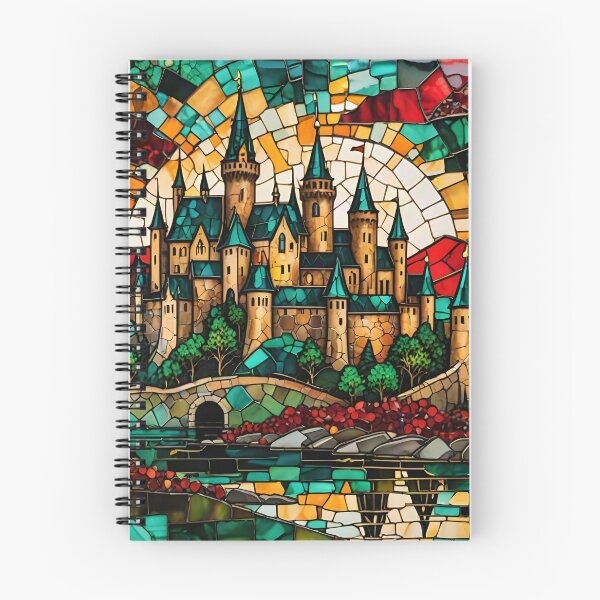 Item preview, Stained Glass Kingdom: Fantasy Castle Mosaic designed and sold by Serene Strokes Art.