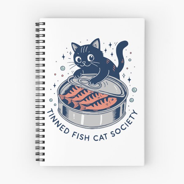 Item preview, Tinned Fish Cat Society designed and sold by MaisiePumpkin.
