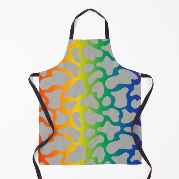 Item preview, Modern Graphic Cow Print Pattern | Rainbow & Gray designed and sold by Frohyou.