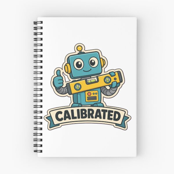 Item preview, Calibrated By Vibes | Funny Robotics Mechatronics Humour designed and sold by DebugLab.