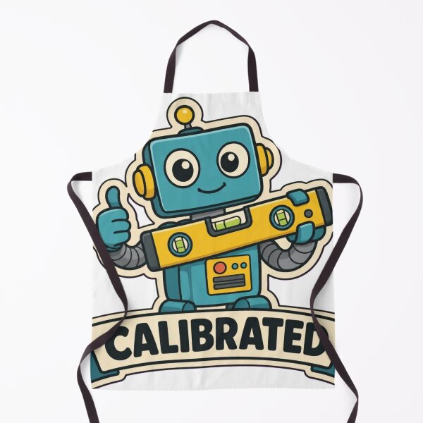 Item preview, Calibrated By Vibes | Funny Robotics Mechatronics Humour designed and sold by DebugLab.