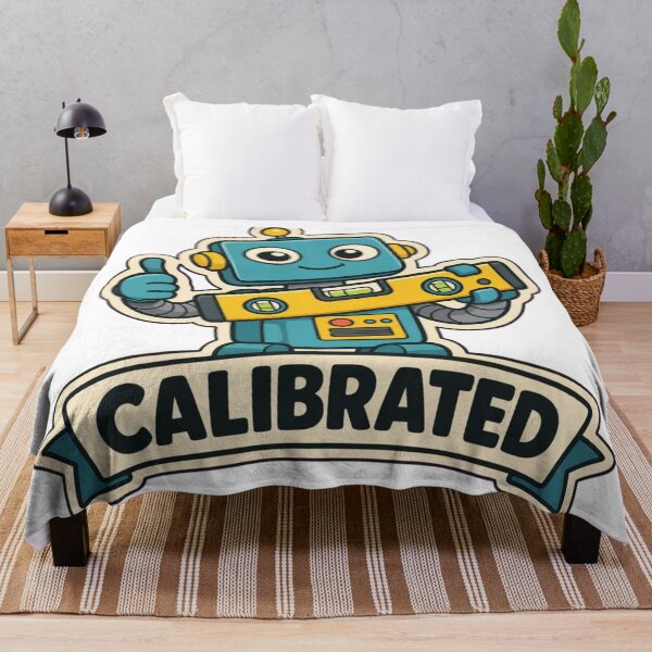 Item preview, Calibrated By Vibes | Funny Robotics Mechatronics Humour designed and sold by DebugLab.