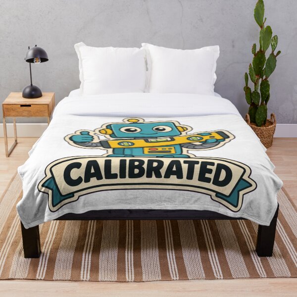 Item preview, Calibrated By Vibes | Funny Robotics Mechatronics Humour designed and sold by DebugLab.